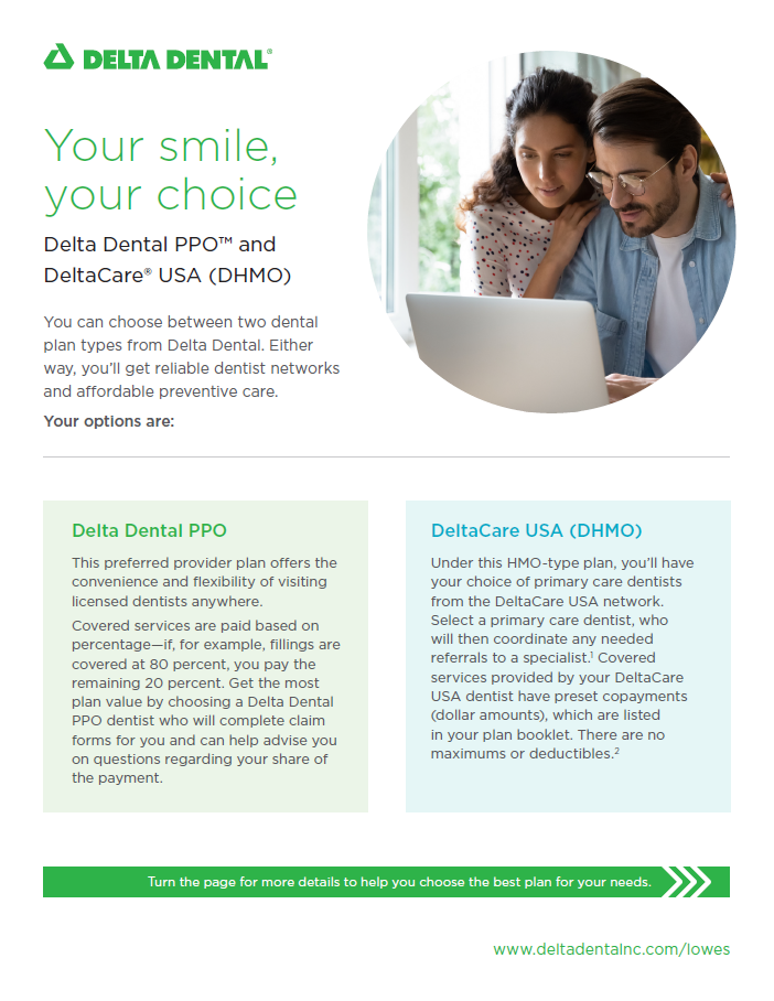 Lowe's Delta Dental DeltaCare USA